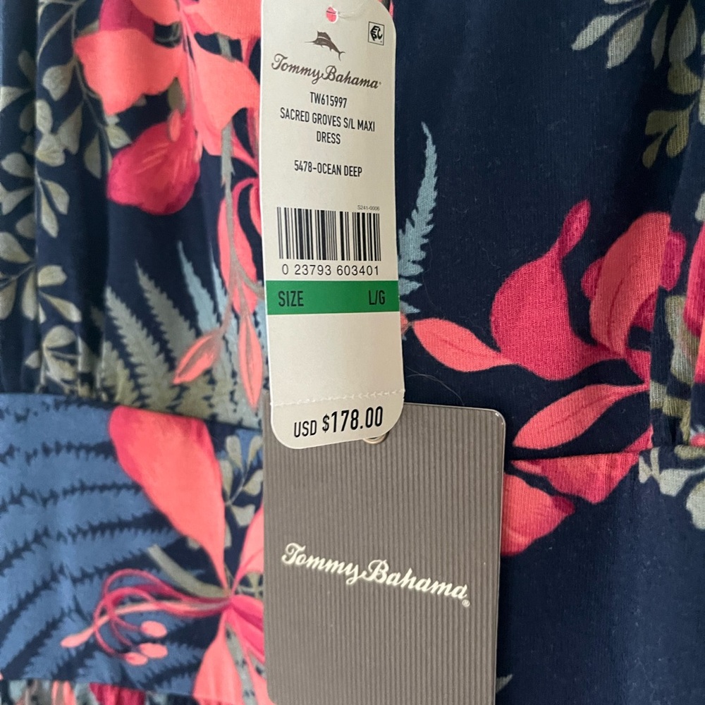 New Tommy Bahama maxi dress size large with tags